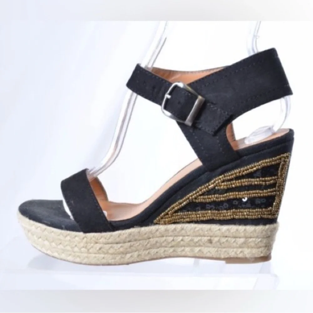 Lime Light Zena Espadrille‎ Wedges size 9